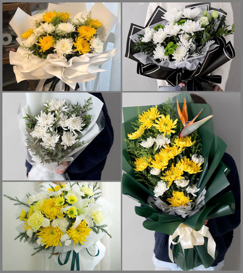 广东湛江市雷州市覃斗镇白事花束代送